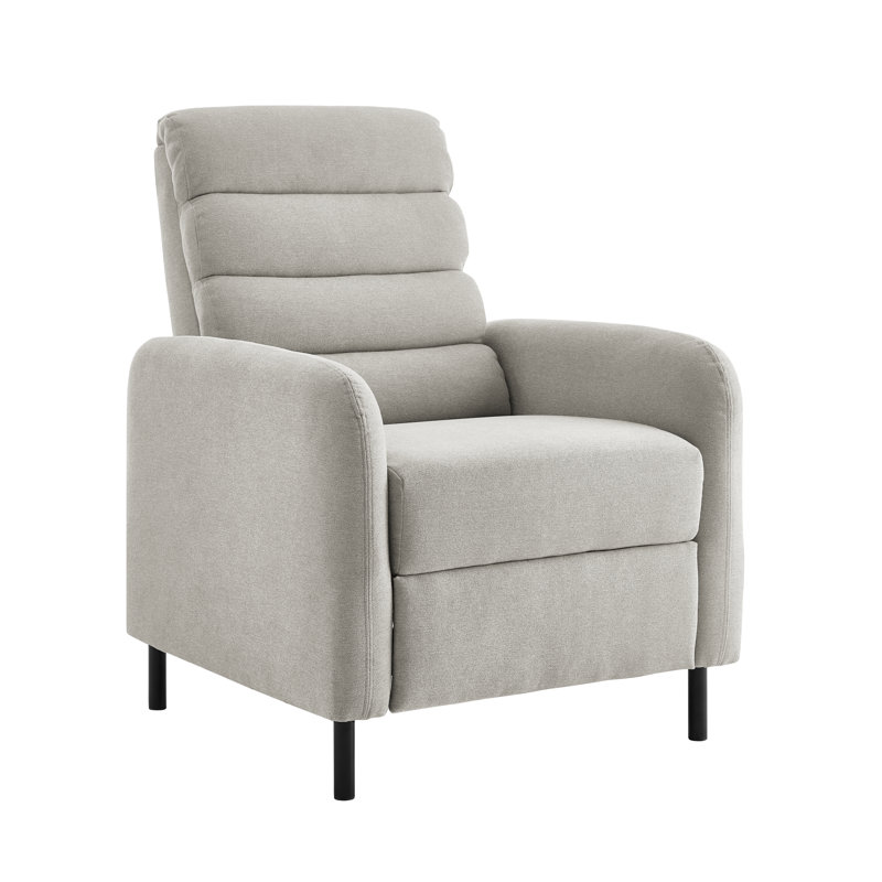 Fauteuil inclinable manuel 29,5 po Novello, Mélange coton lin polyester