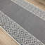 Tapis de couloir gris à poils longs sur mesure-1422236530