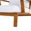 Ensemble de conversation 4 pièces pour 4 personnes avec ensemble de conversation pour 4 personnes avec coussins et table basse pour patio, jardin ou balcon, finition teck -841071661
