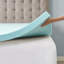 Surmatelas en mousse viscoélastique gélifiée hypoallergénique avec housse de refroidissement amovible-193642164-193642168