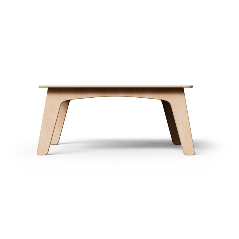Table carrée Montessori, H 18 po x L 36 po x l 36 po