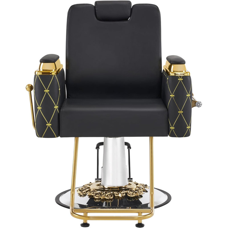 Fauteuil de coiffeur luxueux avec pompe hydraulique Inbox Zero