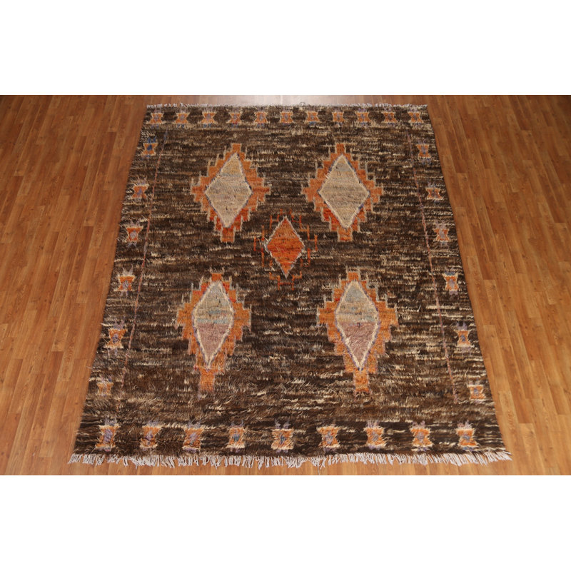 Tapis tribal marocain berbère 8 x 10