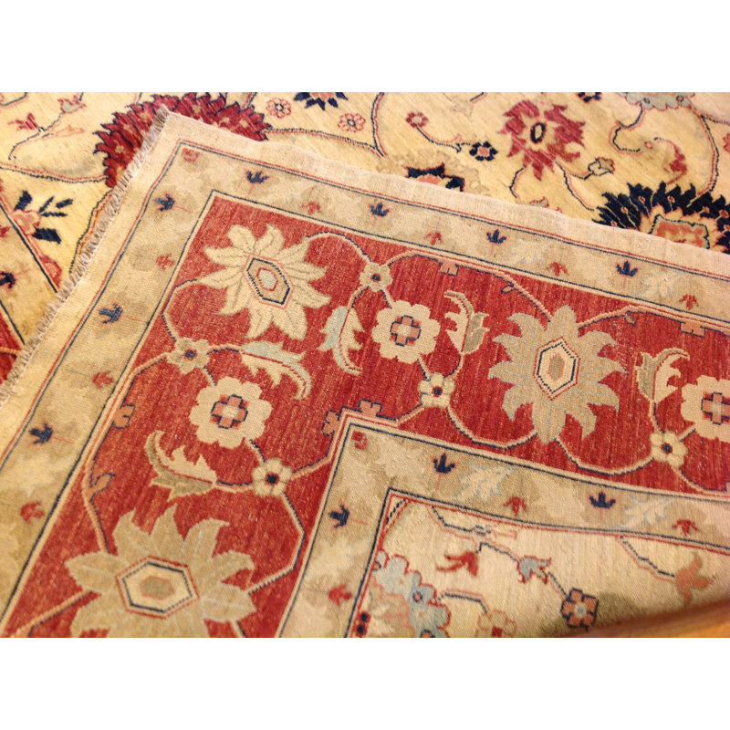 One-of-a-Kind 8'10" X 11'7" New Age Wool Area Rug in