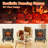 25" Electric Fireplace Heater Stove - Infrared Heater with Realistic LED 3D Flames and Remote Contro, Fire Place Electric, Fake Freestanding Fireplace for Indoor Use, Timer, 750 | 1500W-1807381418