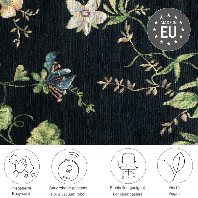 Costanzo Flatweave Black Rug