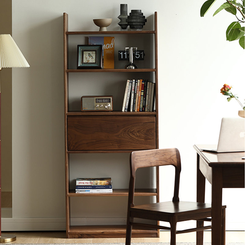 Bibliothèque luxueuse de style nordique