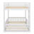 Full Over Full Wooden Bunk Bed With Ladder And Safety Rails-1556099879