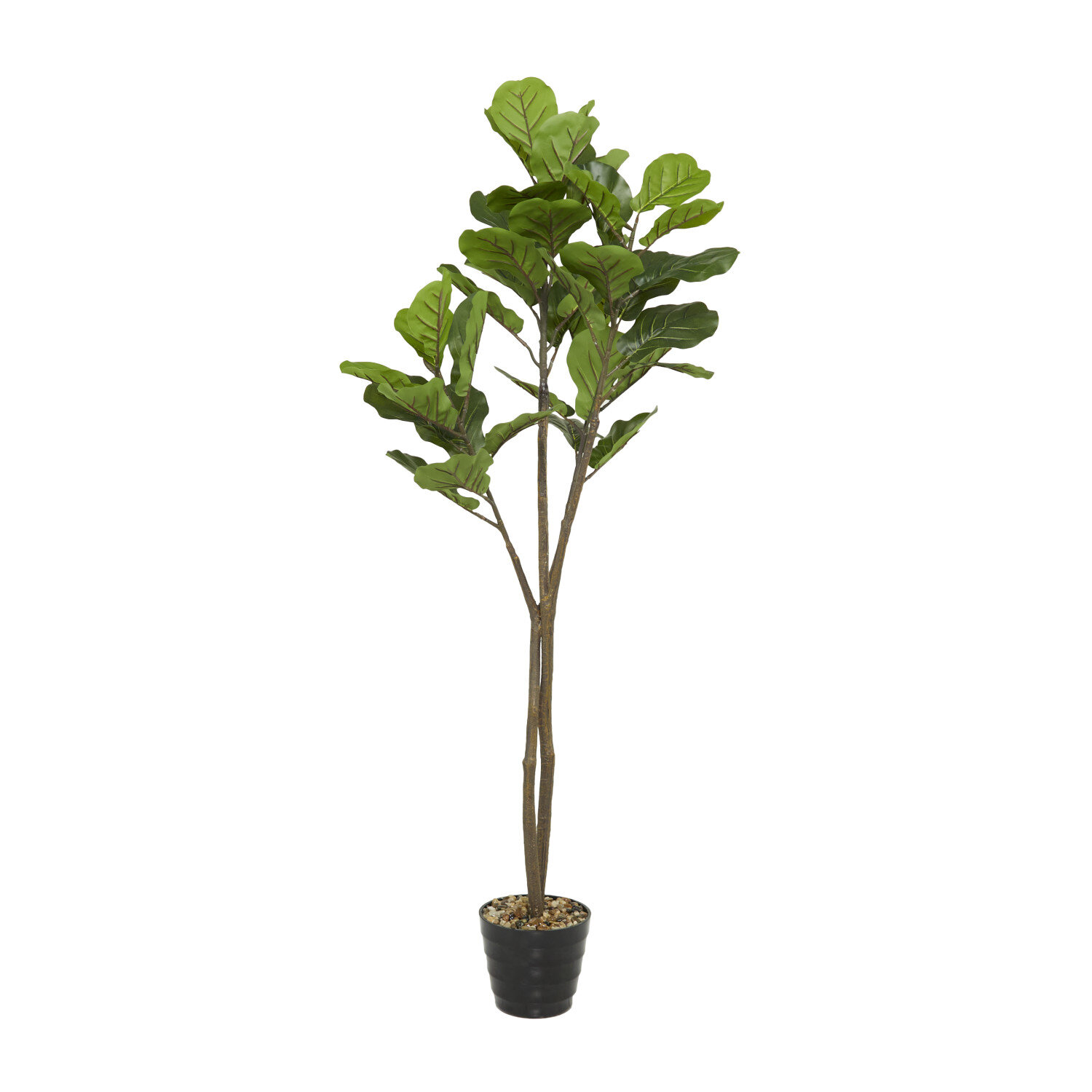 Greyleigh™ 63'' Faux Fiddle Leaf Tree in Pot | Wayfair