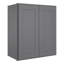 Armoire murale de style Shaker gris prêt à assembler 24 po x 12 po x H 30 po Homeibro Cozy Design-814792614-814792613