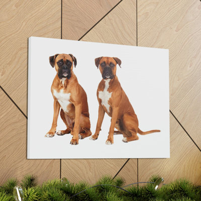 Boxer Dog Couple Boxer Dog Troop Print Animal Wall Art