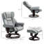 Boligee 80cm Wide Swivel Standard Recliner