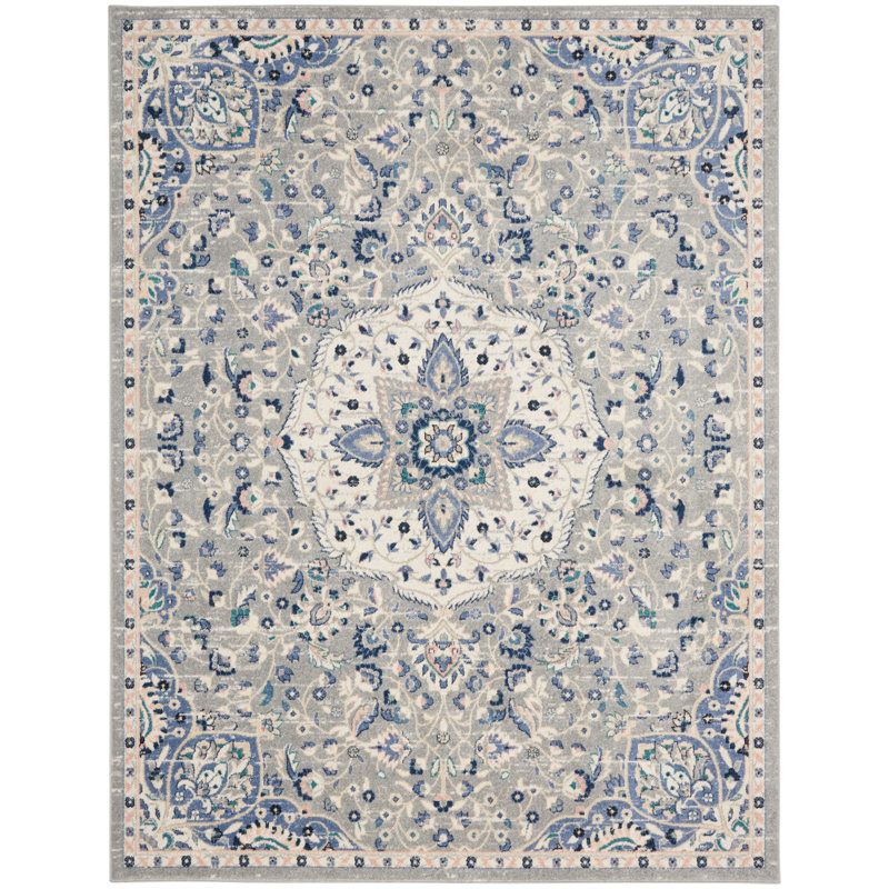 Tapis gris / beige Passion, Rectangle 8 pi x 10 pi