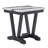 Paula Black And White End Table
