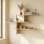 Tablette murale flottante 3 niveaux