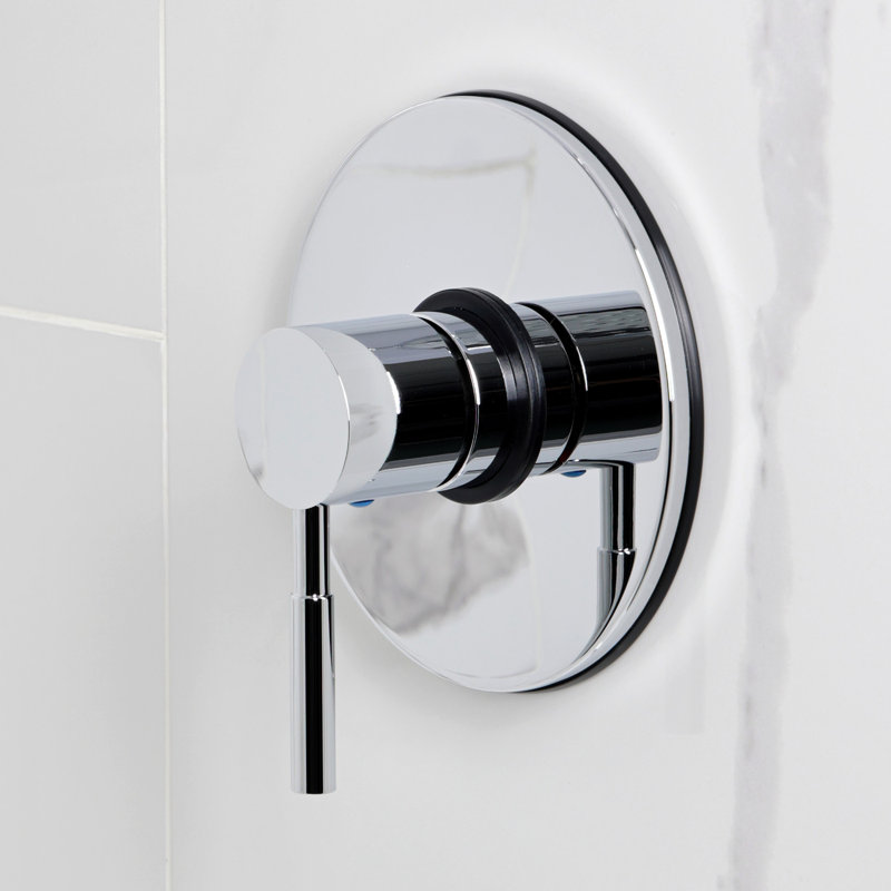 Robinet de douche à pression équilibrée à poignée simple Kingston Brass Concord, Chrome poli
