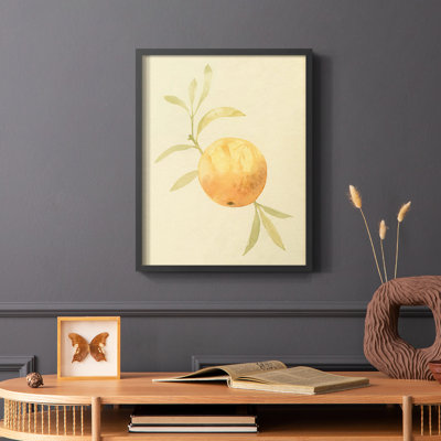 Dappled Oranges IV Framed Print - Solid Wood