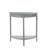 Florissant Transitional Half Moon Console Table with Bottom Shelf-331994656