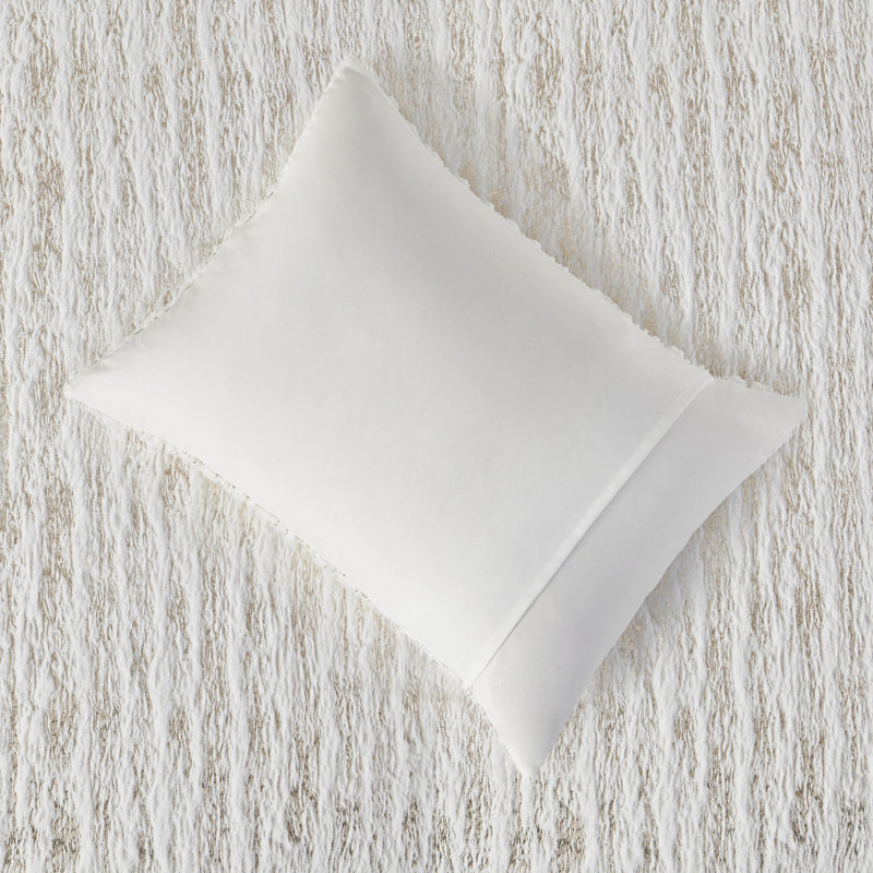 510 Design Metallic Print Faux Fur Comforter Set
