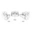 Fauteuil inclinable en similicuir Kirstyleigh