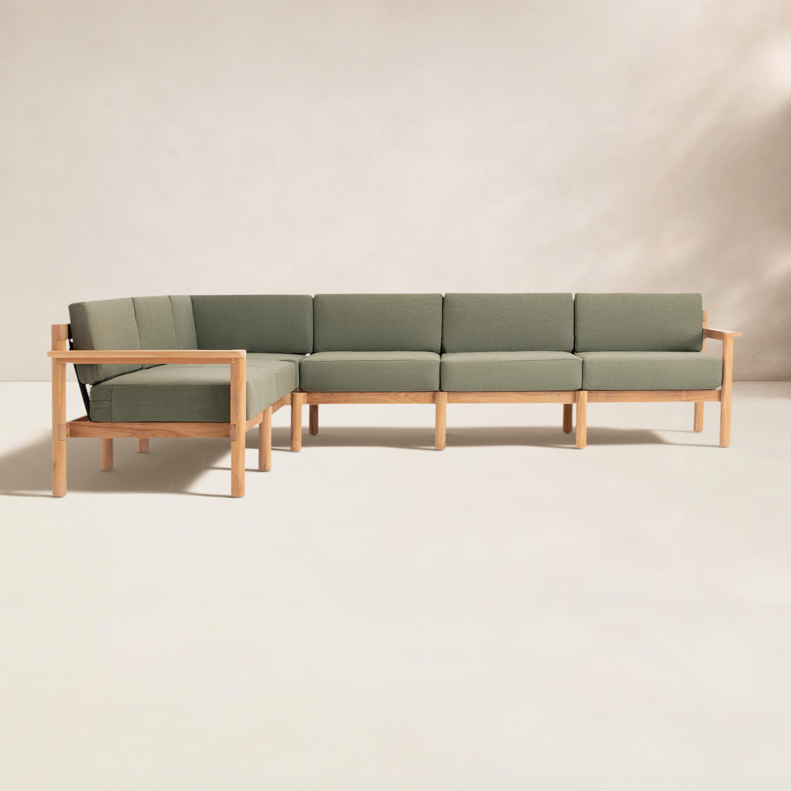 Haven 114" Sunbrella® Patio Sofa, Sunbrella Leaf