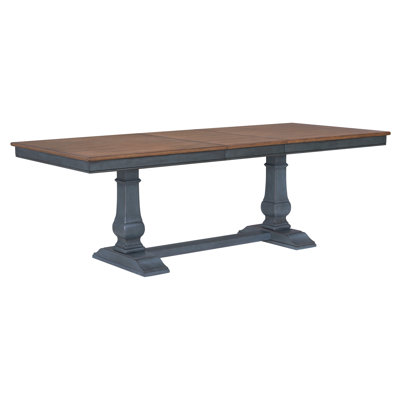 Wauneta Extendable Double Pedestal Dining Table