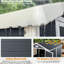 Rangement extérieur en plastique avec plancher, porte verrouillable, fenêtres et évents, gris, gris stable et léger, idéal pour le rangement de patio,