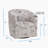 Gray Polyester Side Chair