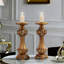 Ensemble de chandelles hautes, convenant à une décoration quotidienne ou à des fêtes et à des soirées spéciales, ajoutant une atmosphère chaleureuse et romantique