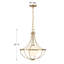 Luminaire suspendu 1 lumière Elyott en laiton naturel-1052186988