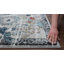 Tapis oriental à motif floral sans perte de poils-167809357