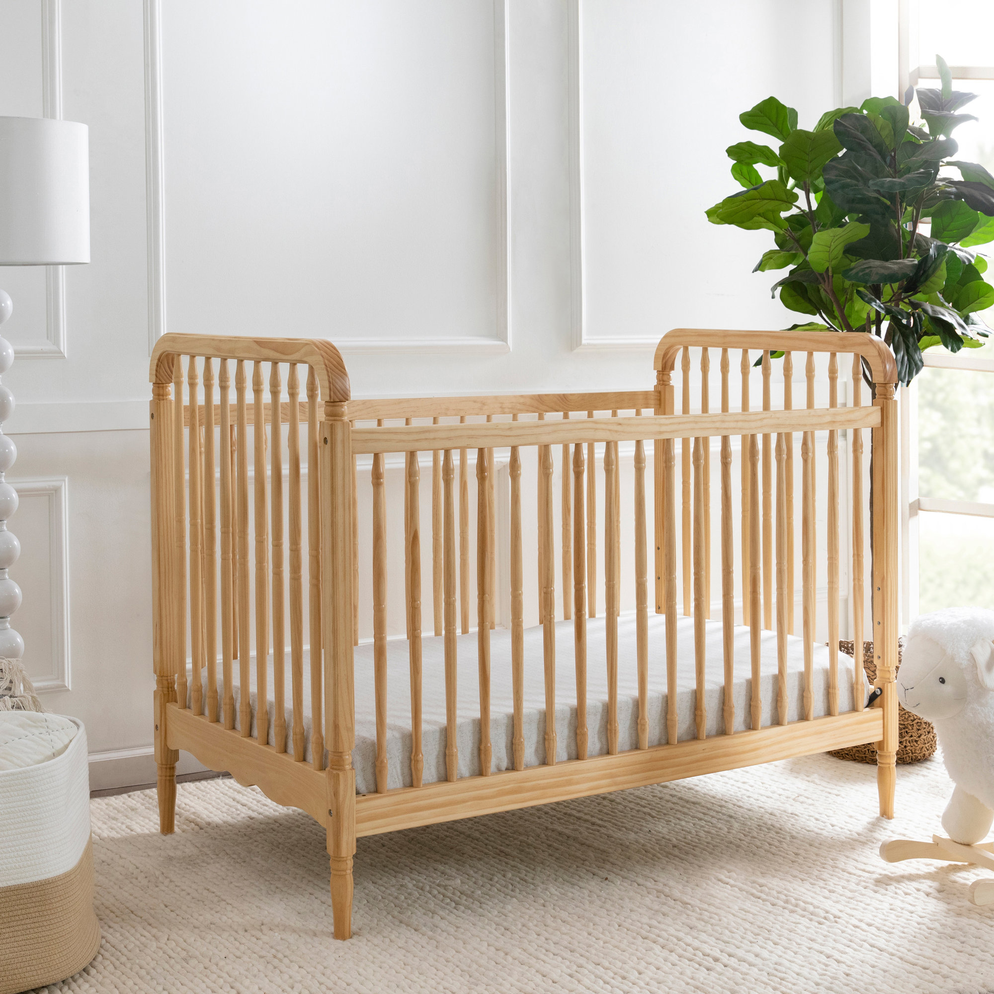 Liberty 3-in-1 Convertible Crib, Natural
