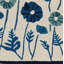 Coreatha Martha Stewart Hand Tufted Wool/Viscose Floral Rug in Blue-11179242
