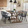 Majidah Solid Wood Arm Chair in Black