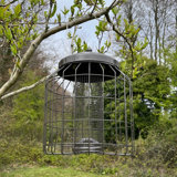 Ephemerine Metal Hanging Tube Bird Feeder