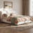 Valoria Upholstered Platform Bed With Pillow-Back Headboard-126534537