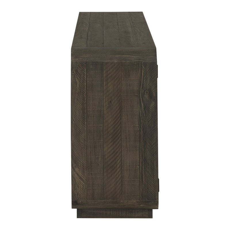 Monterey 63'' W Solid Wood Sideboard, Dark Brown