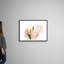 Reproduction d’art sur toile, "Pink abstract" par niya Christine-893300259-893300258