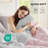 Bedsure King Color Block Quilted Duvet Insert – Pink & Gray, Down Alternative, All-Season-122443352-122443356