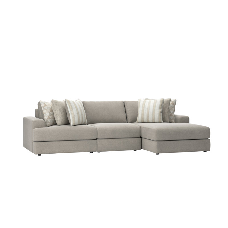 Canapé modulaire 3 pièces Tessler, Accoudoir à droite (vu de face)