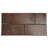 4" x 8" Hammered Copper Tile - Quantity 8