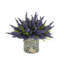 Heather Arrangement In A Glass Vase With Lavender Label