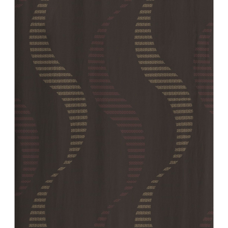 Pearson Pencil Pleat, Single Curtain, opaque, Brown, 132cm Width x 255cm Drop