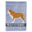 Polyester 2 côtés 40 x 28 po welcome drapeau maison-73943079