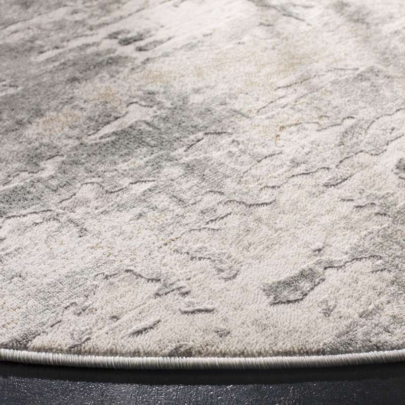 Tapis abstrait Kass Vogue Performance, Carré 6 pi 7 po
