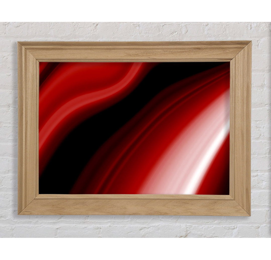 Red Streaks - Einzelne Bilderrahmen Kunstdrucke