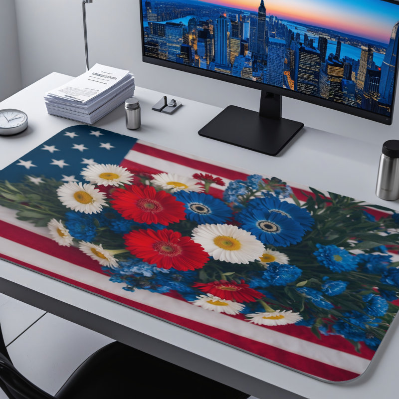 Polyester Desk Pad, 23.6x13.8