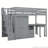 Desk & Wardrobe – Space-Saving Multifunctional Loft Bed-108933548-108933547