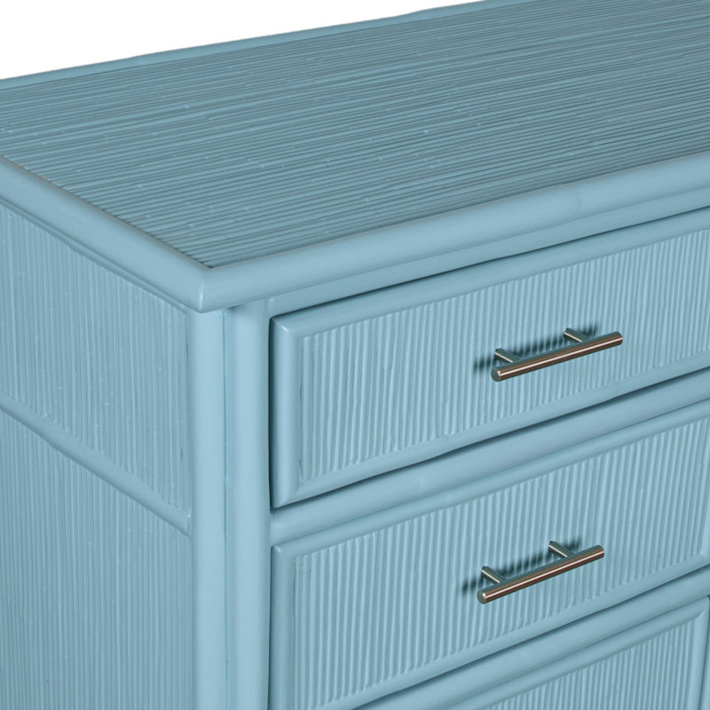Bermuda 6 - Drawer Dresser, Pool Blue