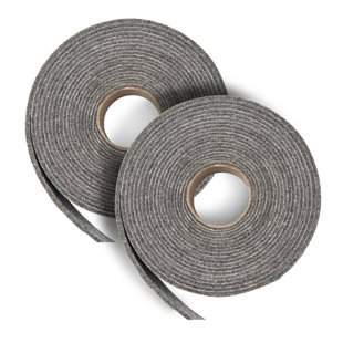 2 PACK HIGH TEMP BBQ GRILL SEAL GASKET 15FT LONG FIT BIG GREEN EGG GRILL AND SMOKERS GRAY (Set of 2)